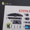 KELIK K72116 He-111 H6 interior 3D decals for Airfix kit 1/72